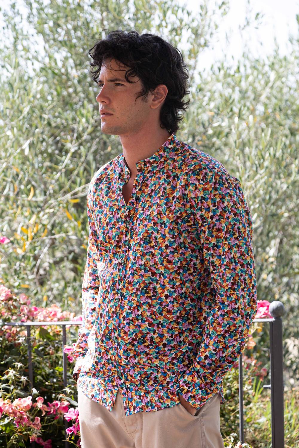 Poggianti Camicia Uomo Spring Summer 24 PISA-32-120