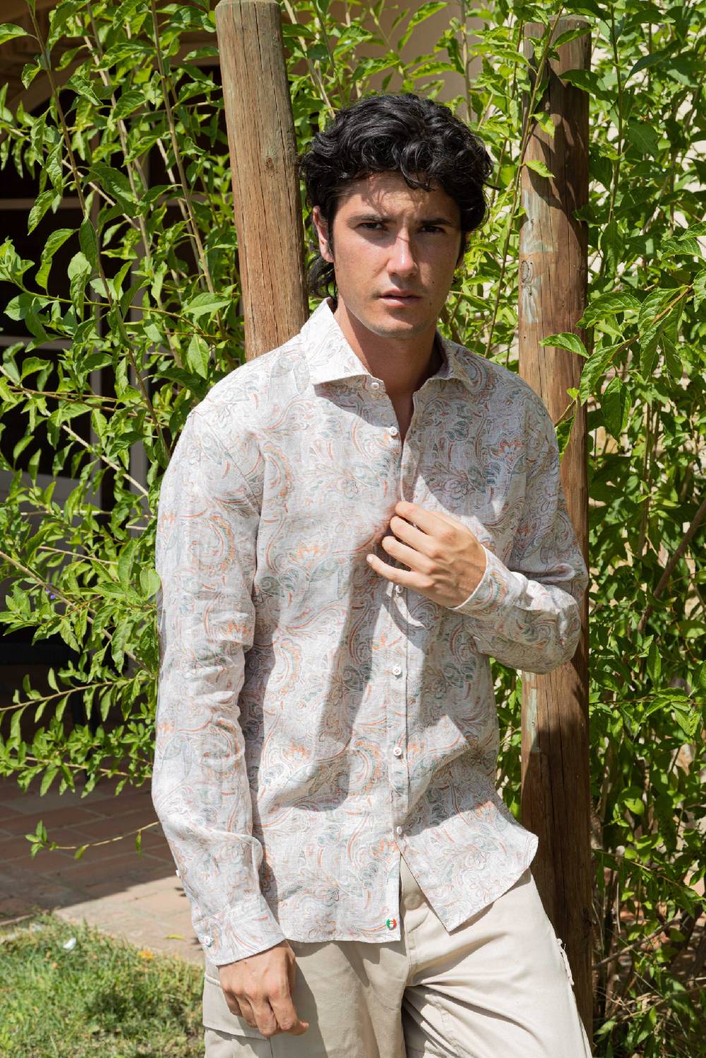 Poggianti Camicia Uomo Spring Summer 24 PISA-60F-202
