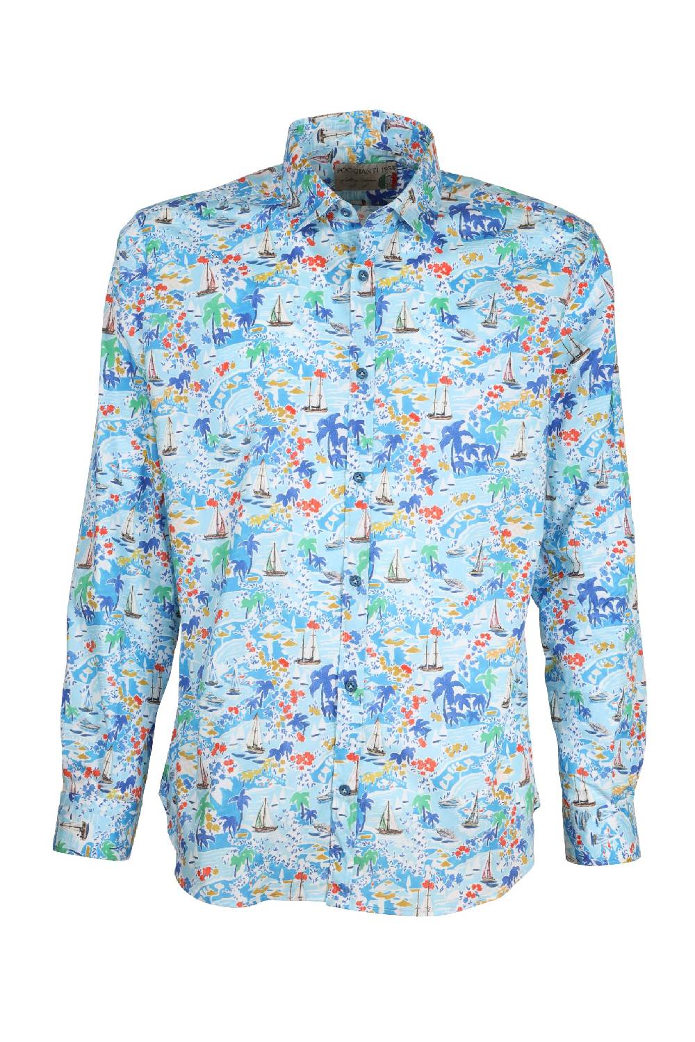 Poggianti Camicia uomo spring summer 24 PISA-73F-145