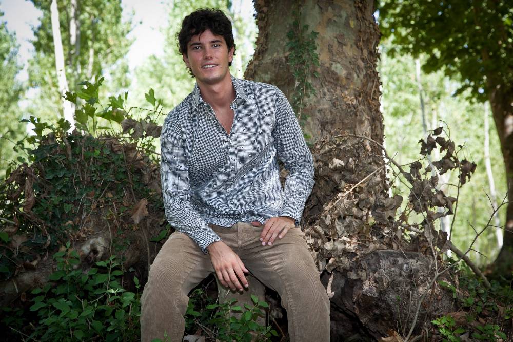 Poggianti Camicia Uomo Stretch Con Stampa Panda Su Pied De Poule GIOVI-95-174-01