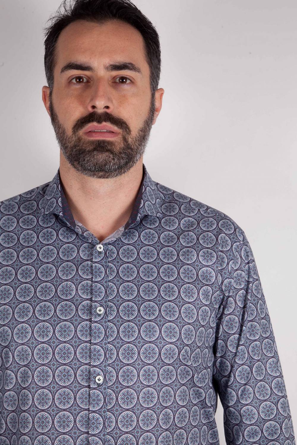 Poggianti Camicia Con Stampa AREZZO-65-514-01