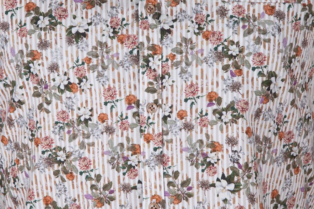 Poggianti Camicia Con Stampa ASCIANO-73-569-01