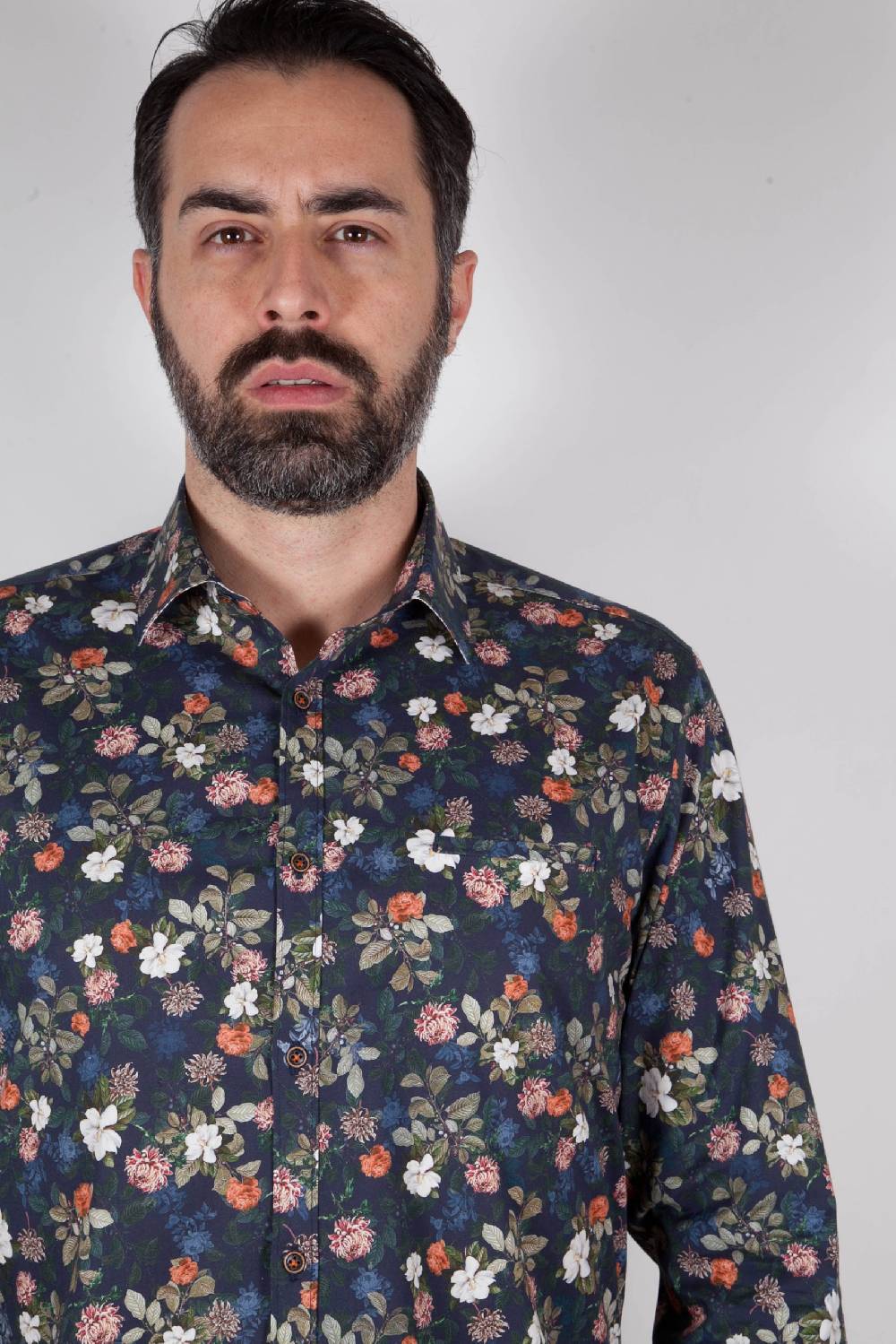 Poggianti Camicia Con Stampa ASCIANO-73-569-02