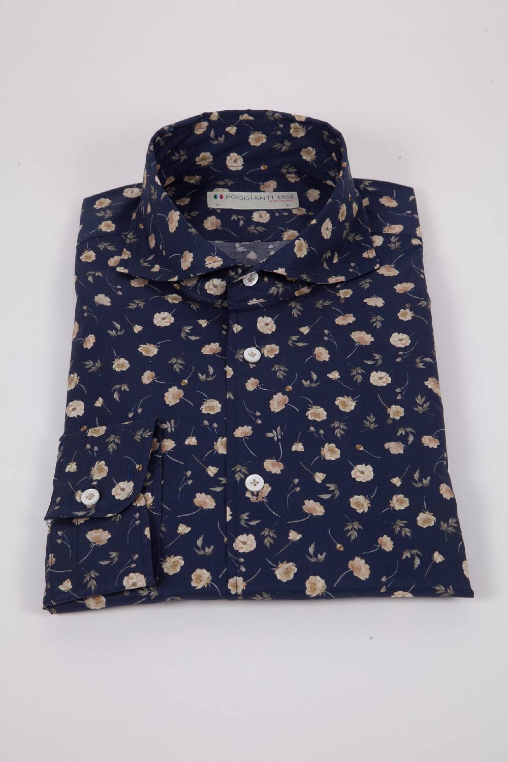 Poggianti Camicia con stampa FIRENZE-31F-521-03