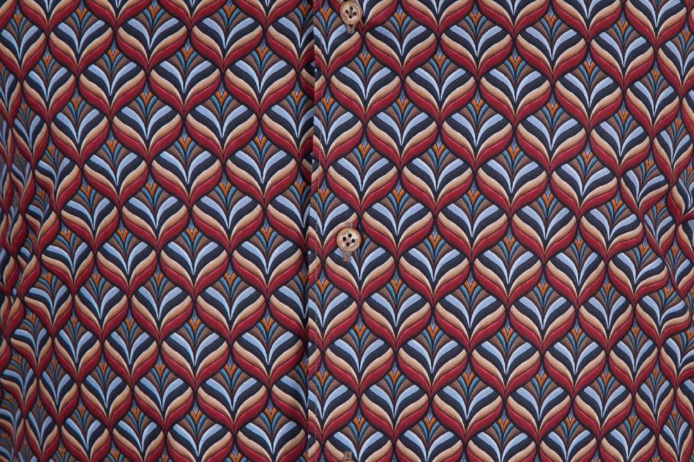 Poggianti Camicia Con Stampa FIRENZE-67-516-01