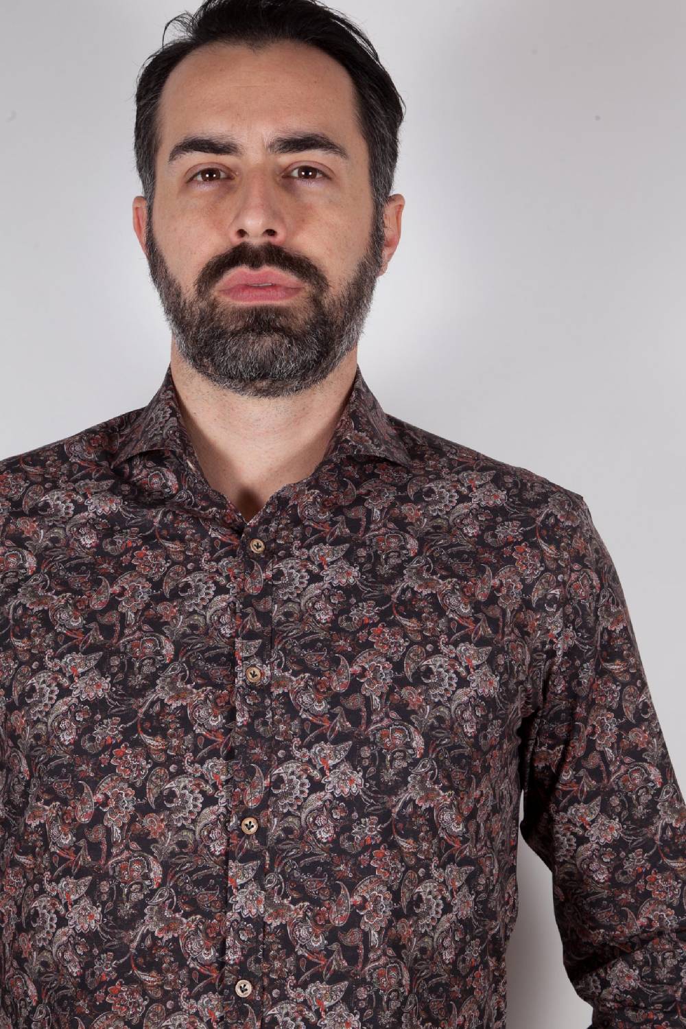 Poggianti Camicia Con Stampa PISA-31F-549-01