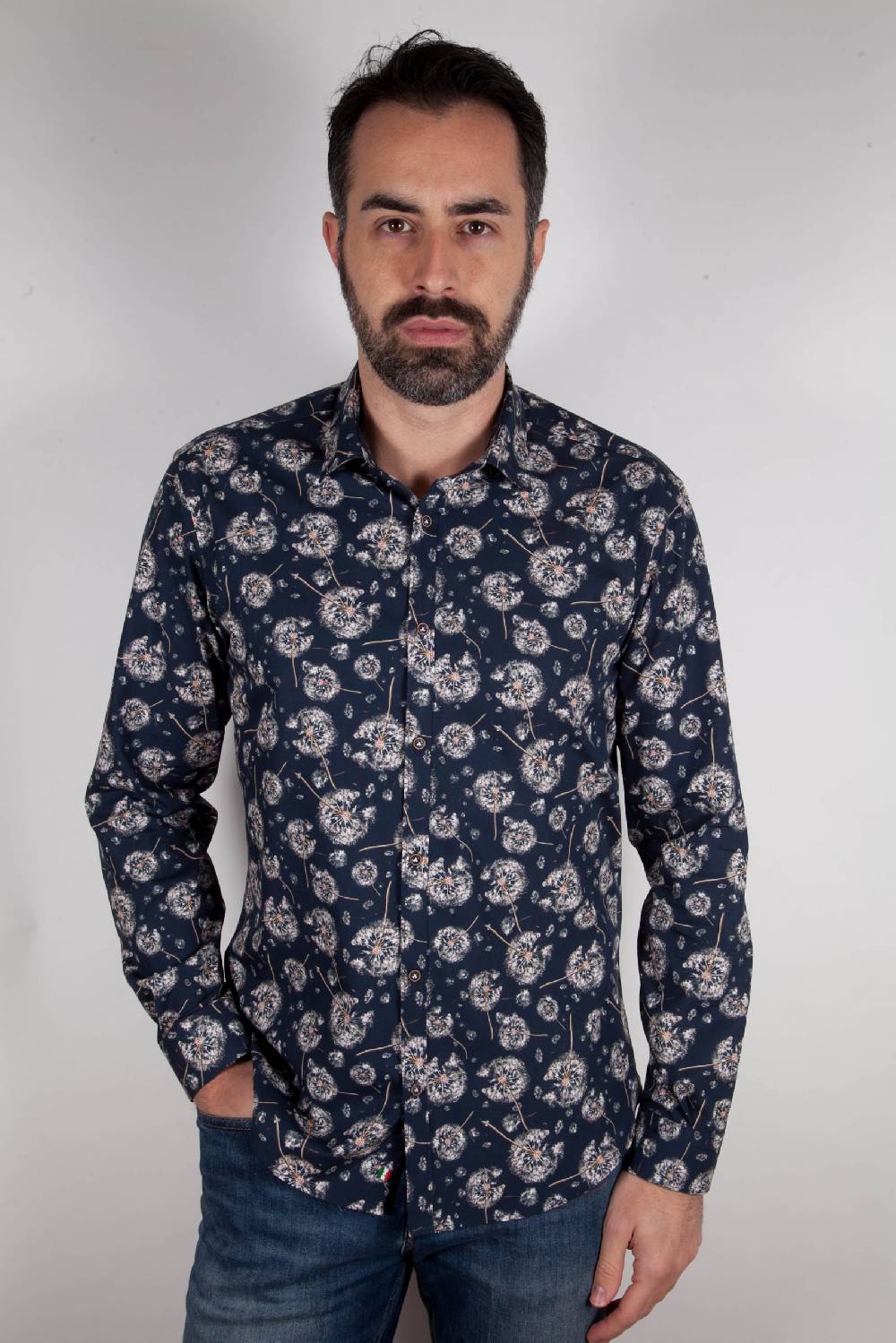 Poggianti Camicia Con Stampa PISA-73-532-01
