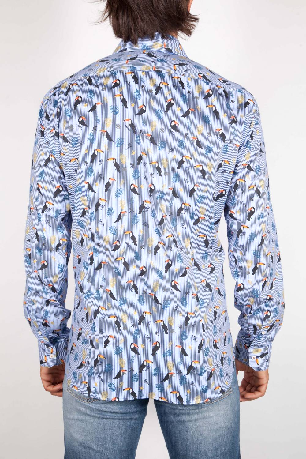 Poggianti Camicia Fantasia Collo Italiano 330-02