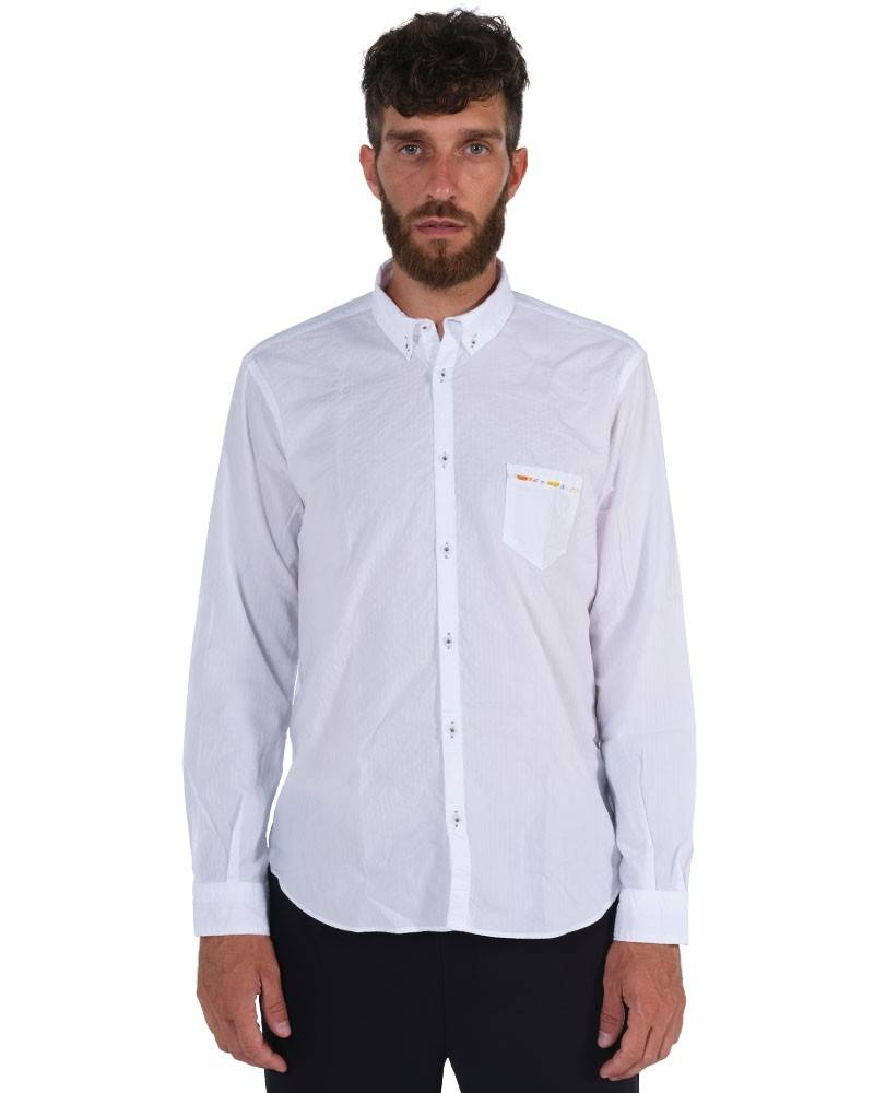 Poggianti Camicia Fantasia Collo Morbido