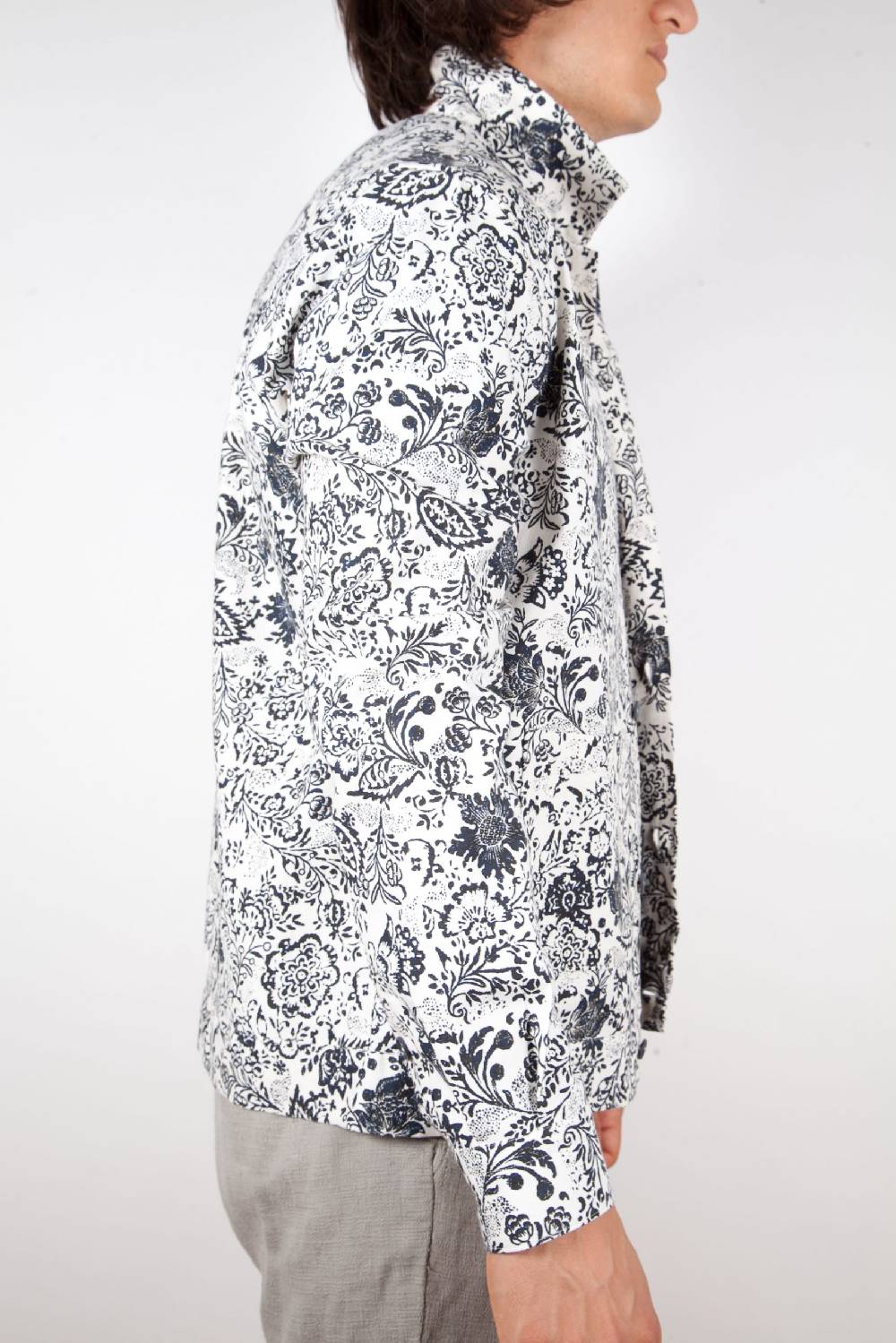 Poggianti Camicia Fantasia Collo Morbido