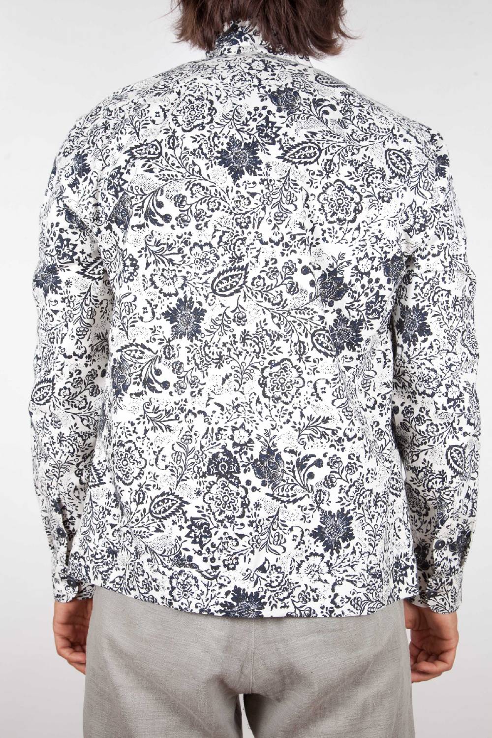 Poggianti Camicia Fantasia Collo Morbido