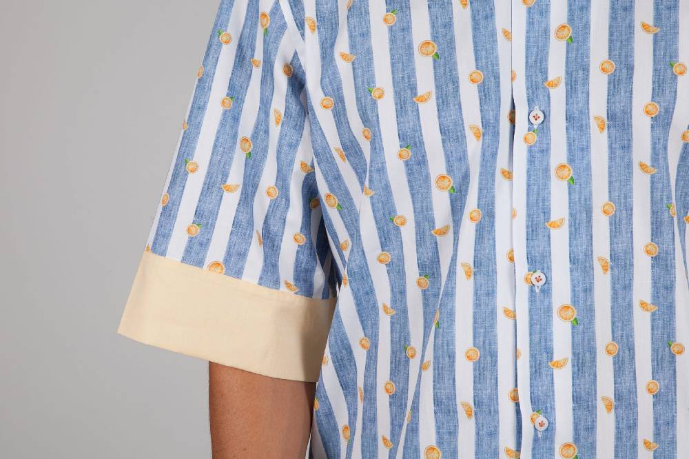 Poggianti Camicia Fantasia Manica Corta 328-03