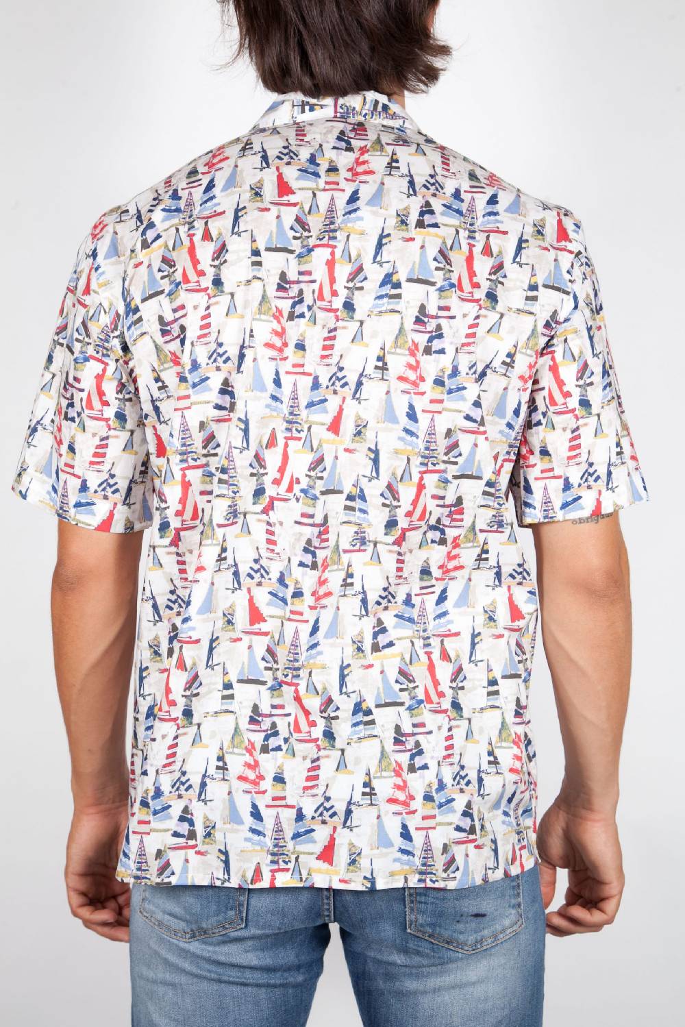 Poggianti Camicia Fantasia Manica Corta 346-01