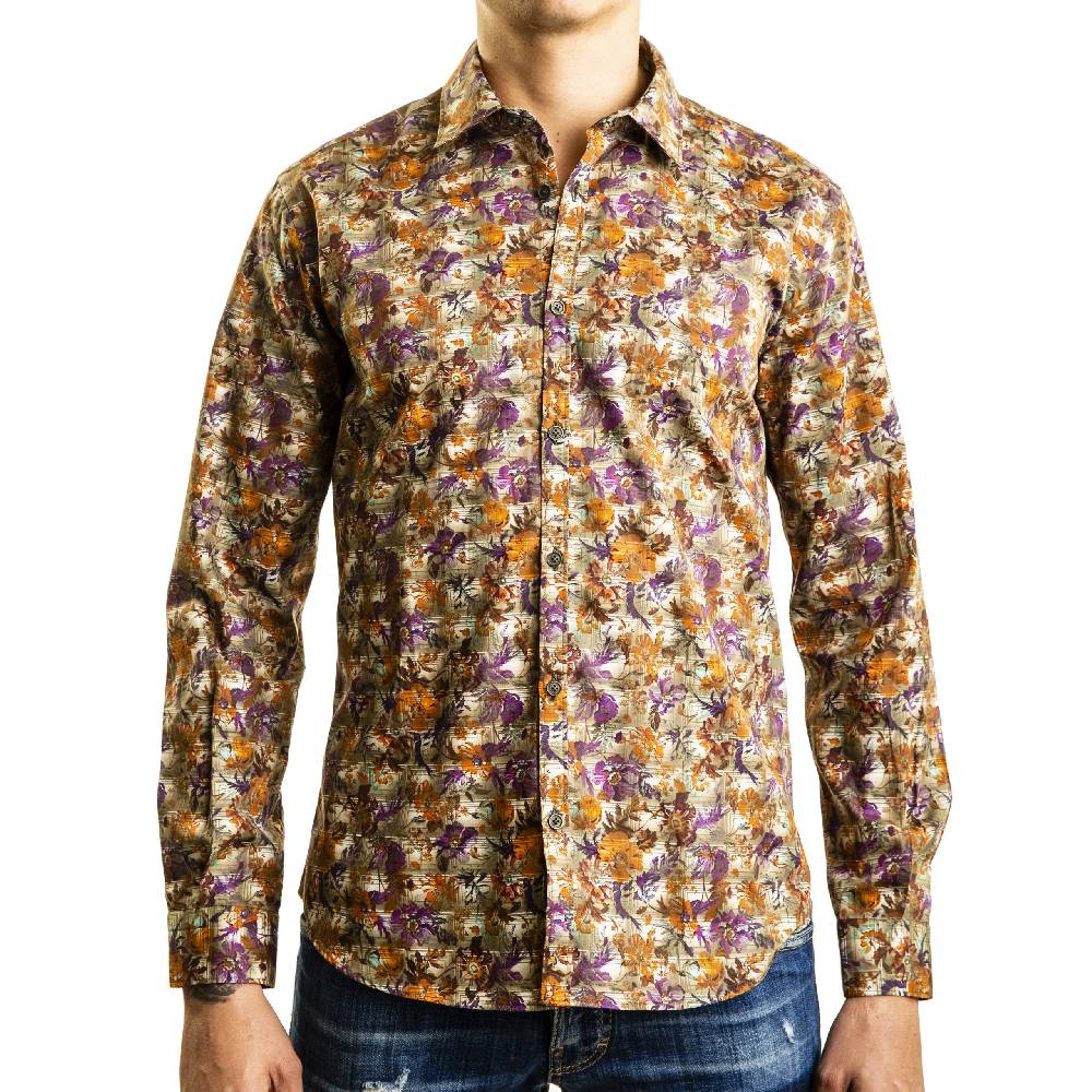 Poggianti Camicia Fantasia Quadri