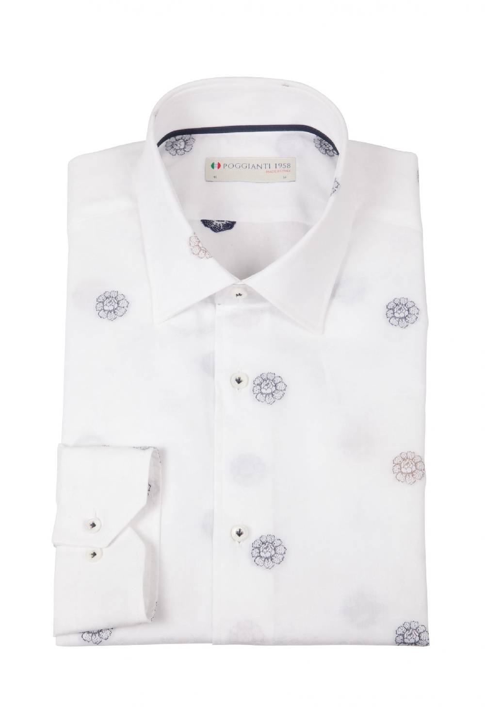 Poggianti Camicia Fil Coupe’ BUTI-95-704-01
