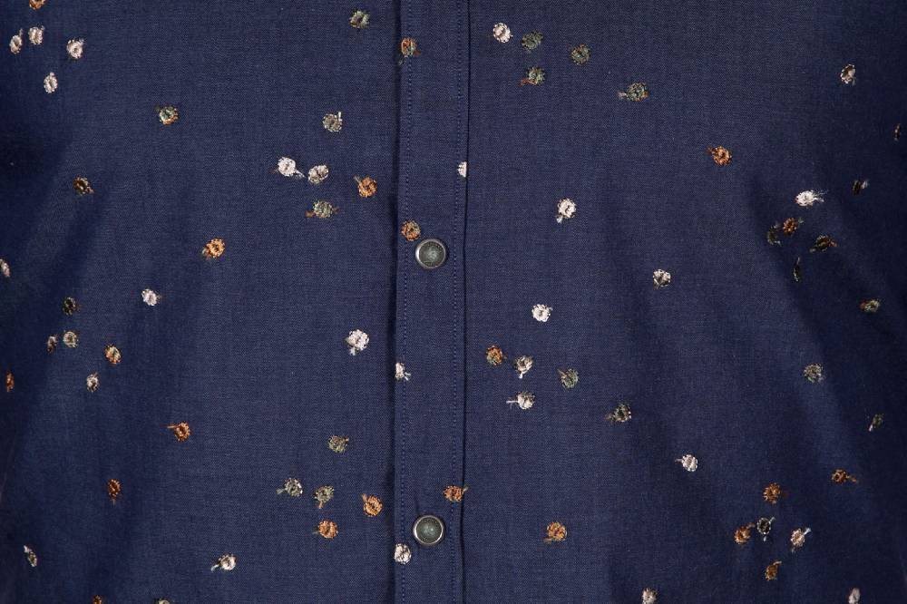 Poggianti Camicia In Denim Con Ricami PISA-62-607