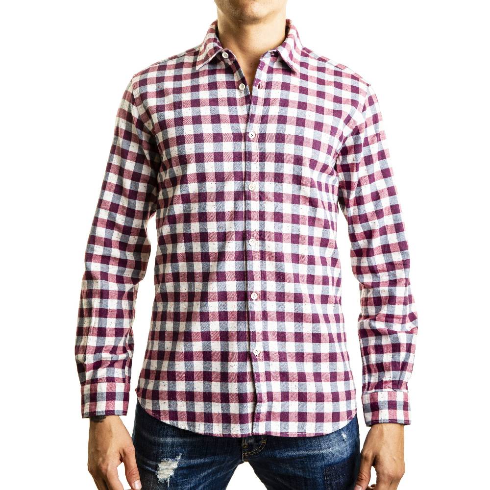 Poggianti Camicia Quadri in flanella