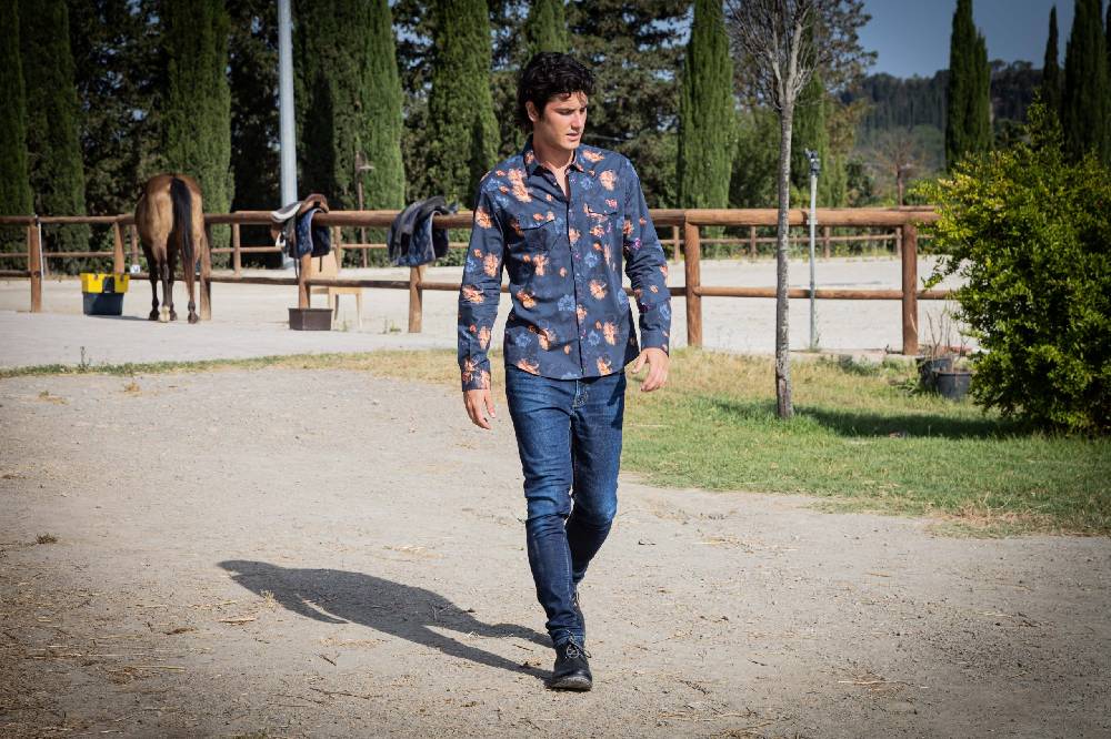 Poggianti Camicia Uomo Spring Summer 24 BUD-73-525