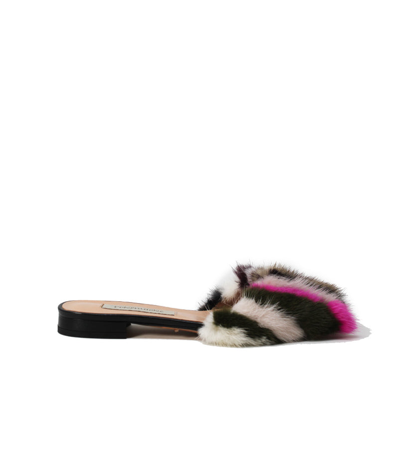Pokemaoke Flats Fluffy Multicolor