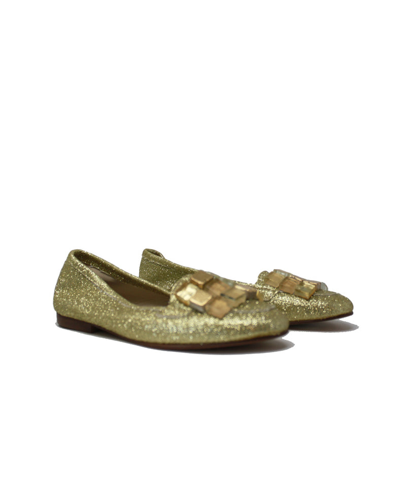 Pokemaoke Mocassino Glitter Oro