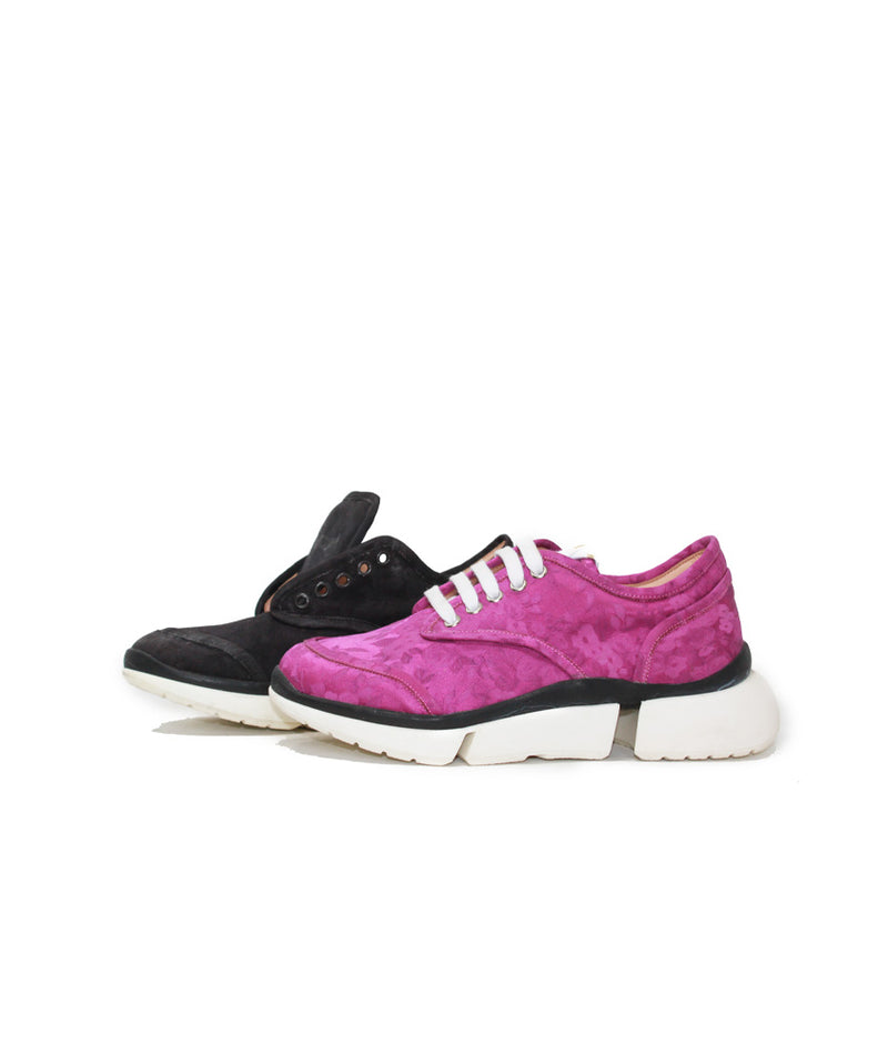 Pokemaoke running due caratteri fucsia e nero