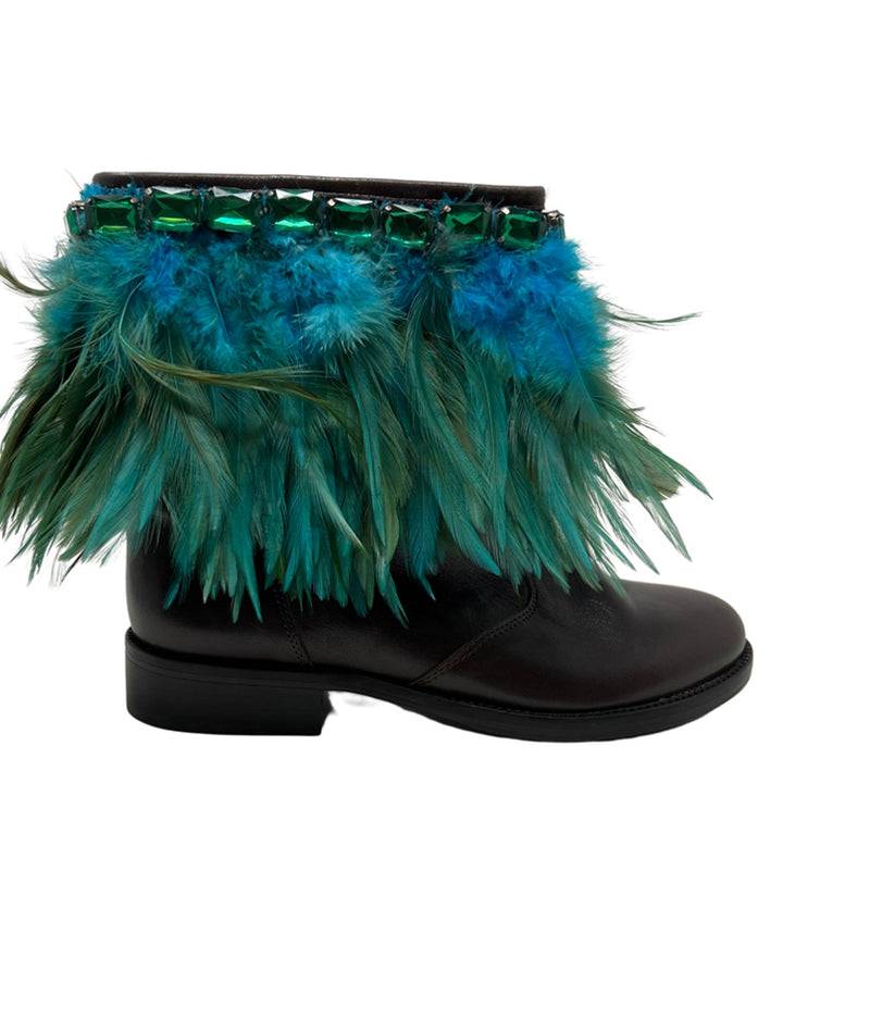 Pokemaoke Stivaletto Piume