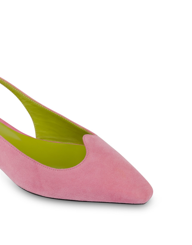 Pollini Ballerina Slingback In Nappa Cote D'azur Peonia