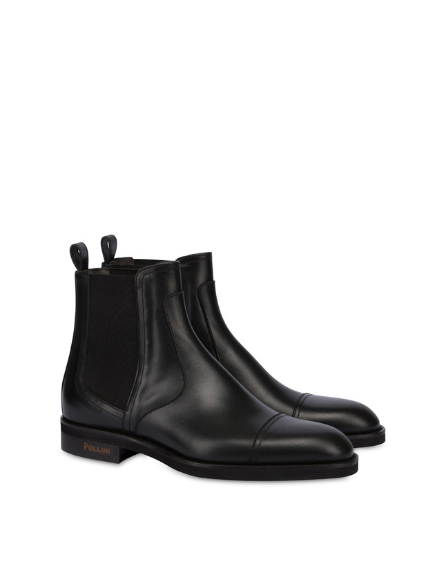 Pollini Beatles In Vitello Liscio Gentlemen's Club Nero