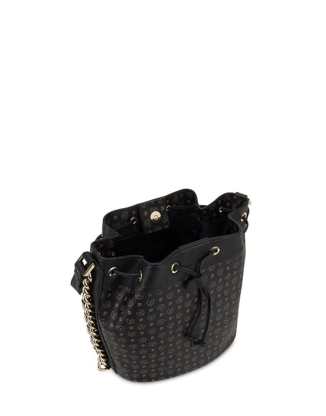 Pollini Borsa A Secchiello Heritage Logo Classic Nero/nero