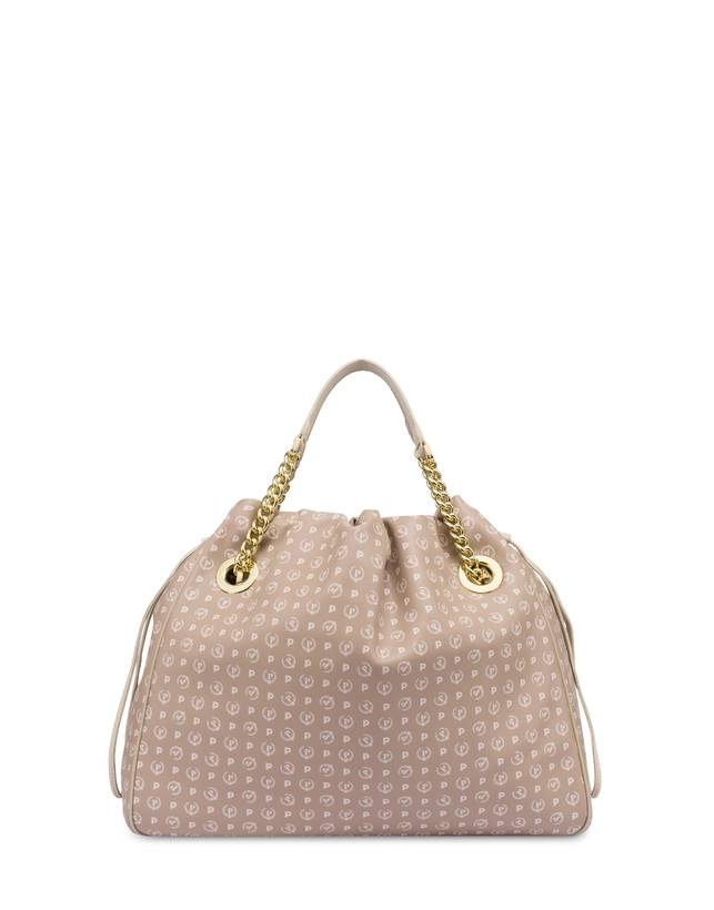 Pollini Borsa A Secchiello In Pvc Heritage Soft Touch Beige/avorio