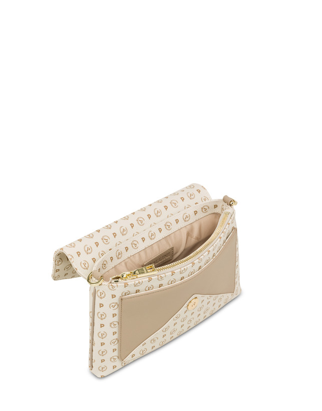 Pollini Borsa A Spalla Heritage Logo Classic Avorio/ghiaccio