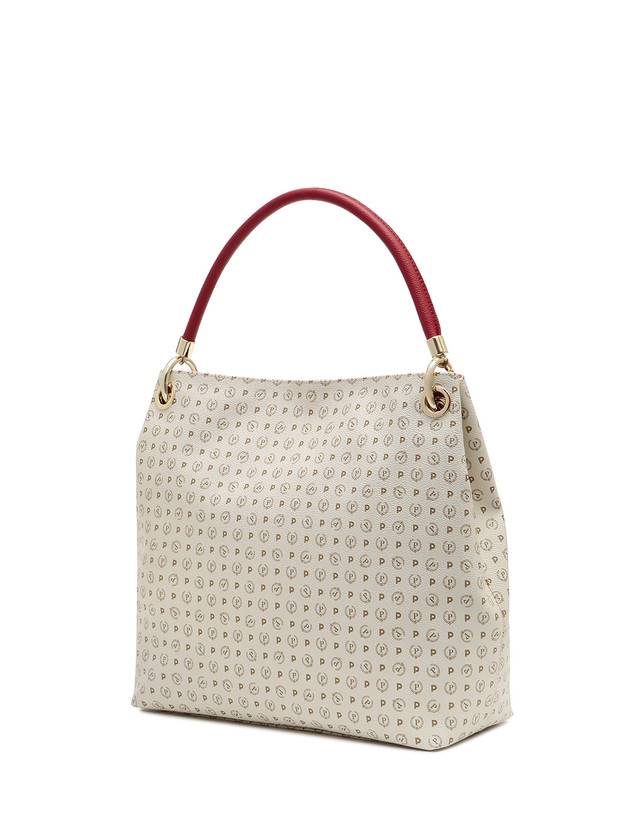 Pollini Borsa A Spalla Heritage Logo Classic Avorio/lacca