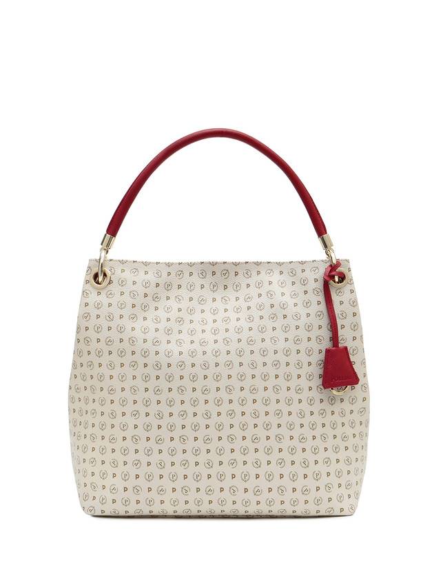 Pollini Borsa A Spalla Heritage Logo Classic Avorio/lacca