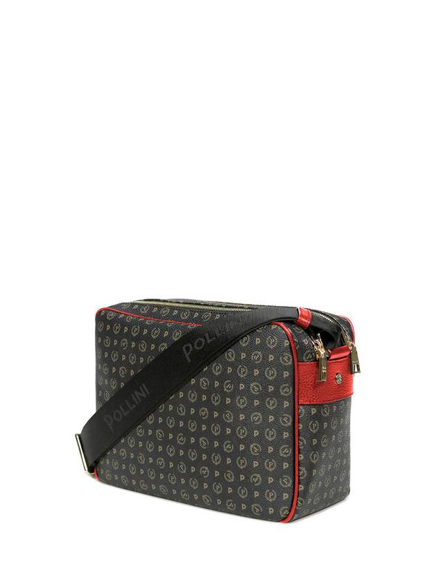 Pollini Borsa A Spalla Heritage Logo Classic Nero/lacca