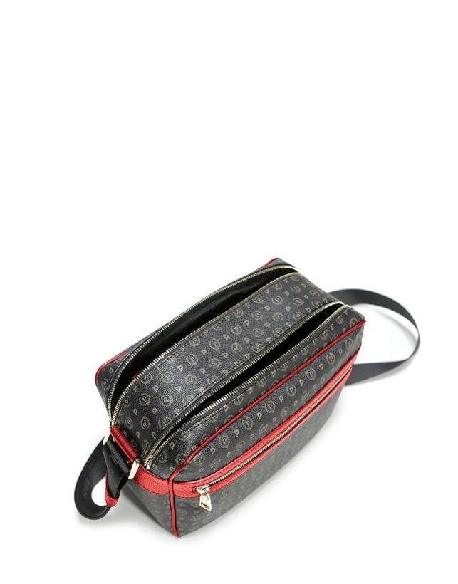 Pollini Borsa A Spalla Heritage Logo Classic Nero/lacca