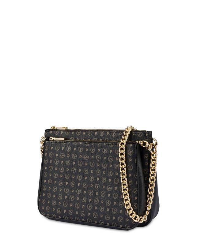 Pollini Borsa A Spalla Heritage Logo Classic Nero/nero