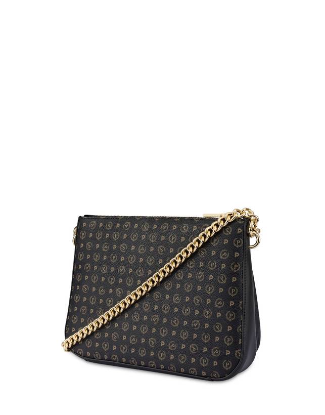 Pollini Borsa A Spalla Heritage Logo Classic Nero/nero