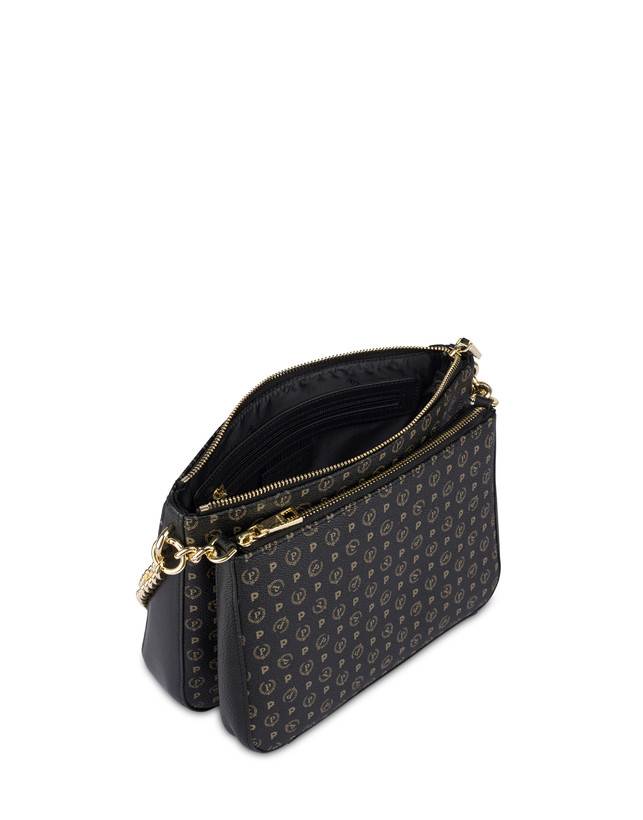 Pollini Borsa A Spalla Heritage Logo Classic Nero/nero