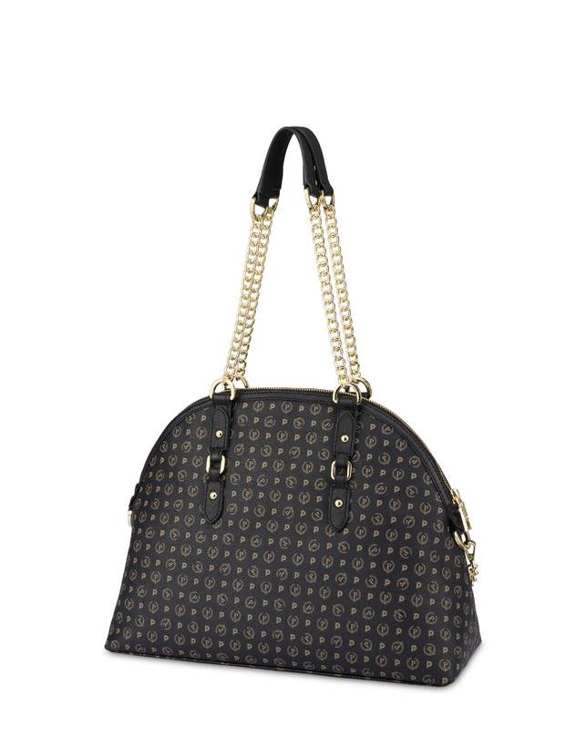 Pollini Borsa A Spalla Heritage Logo Classic Nero/nero