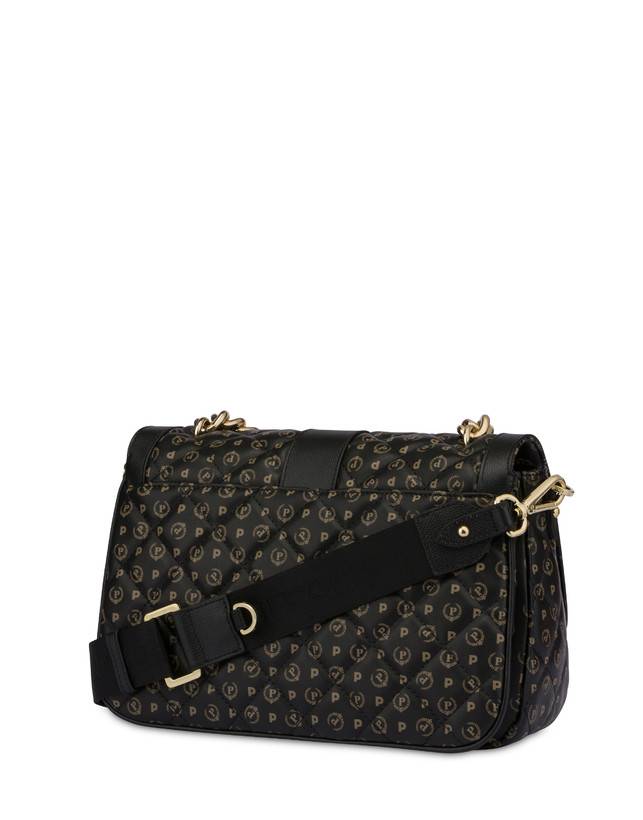 Pollini Borsa A Spalla Heritage Matelassé Nero/nero