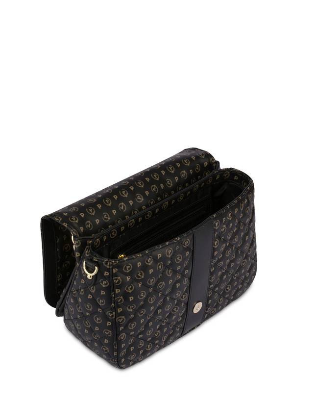 Pollini Borsa A Spalla Heritage Matelassé Nero/nero