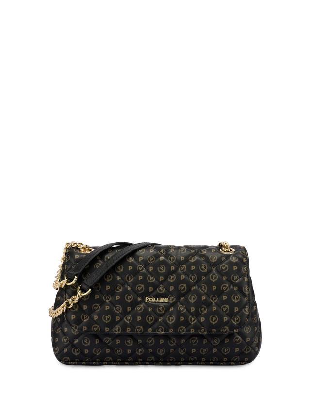 Pollini Borsa A Spalla Heritage Matelassé Nero/nero