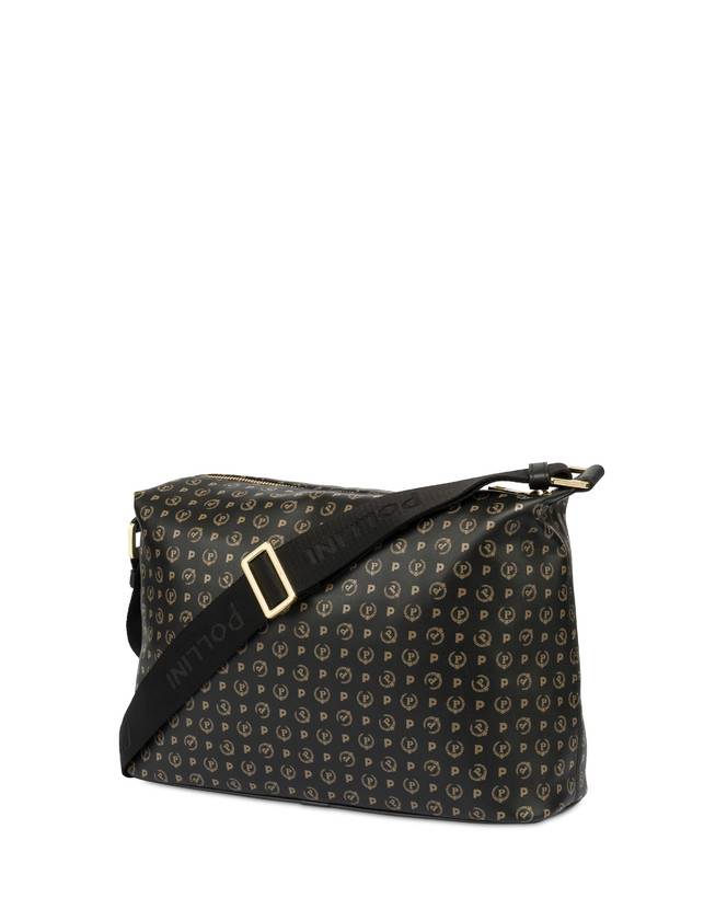 Pollini Borsa A Spalla Heritage Soft Touch Nero/nero