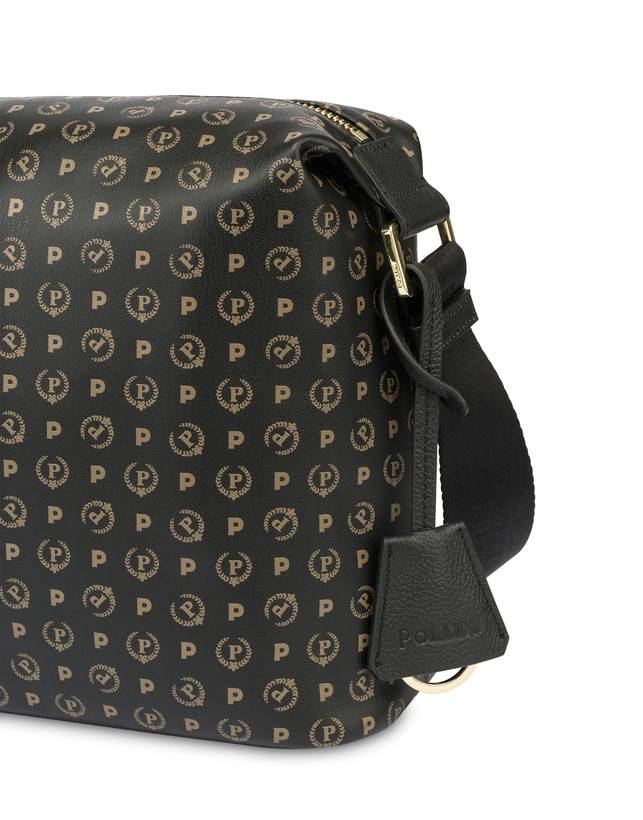 Pollini Borsa A Spalla Heritage Soft Touch Nero/nero