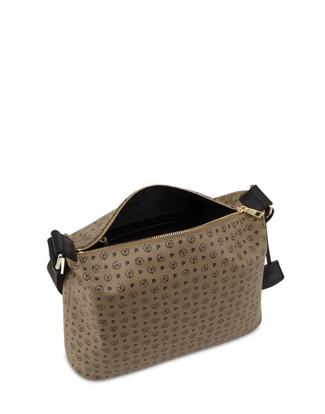 Pollini Borsa A Spalla Heritage Soft Touch Taupe/nero