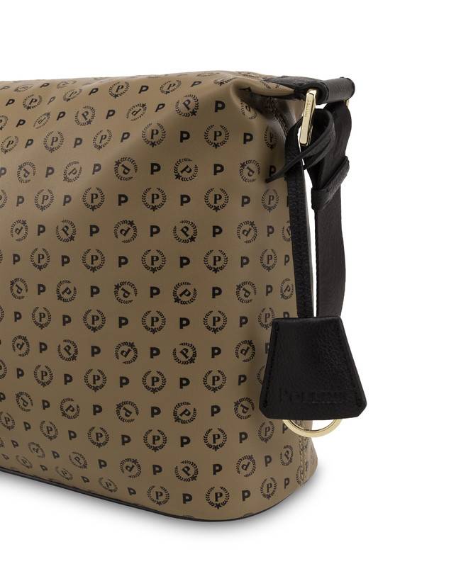 Pollini Borsa A Spalla Heritage Soft Touch Taupe/nero