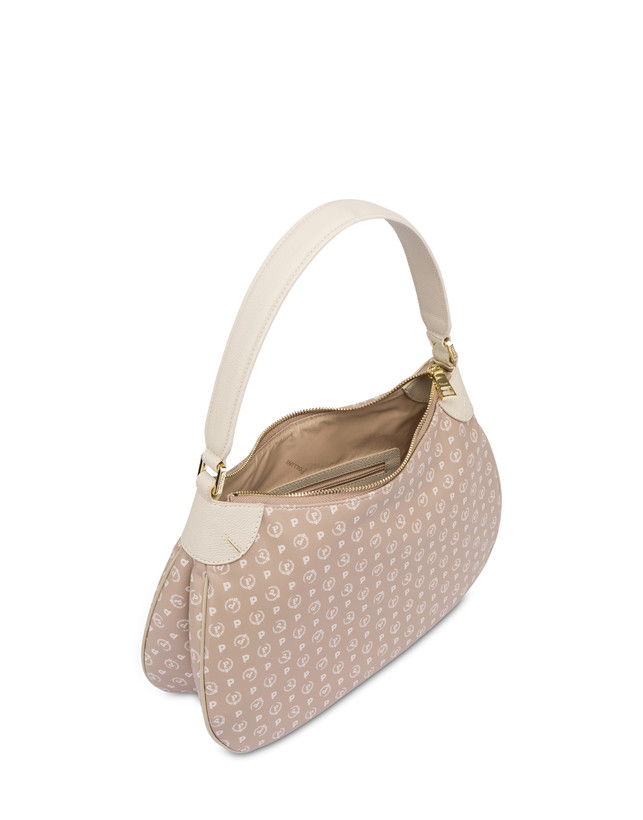 Pollini Borsa A Spalla In Pvc Heritage Soft Touch Beige/avorio