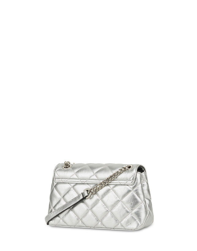 Pollini Borsa A Spalla Matelassé Waltzer Night Argento