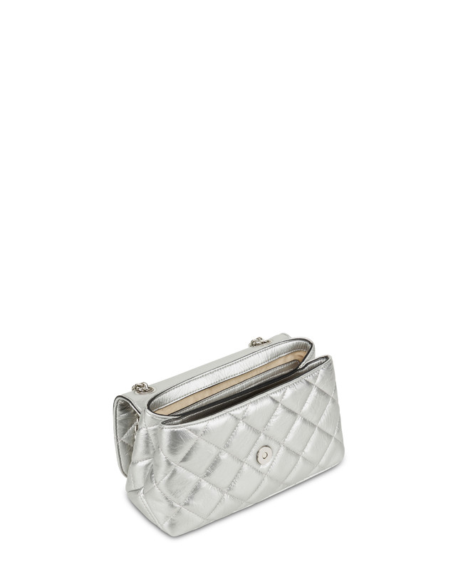 Pollini Borsa A Spalla Matelassé Waltzer Night Argento