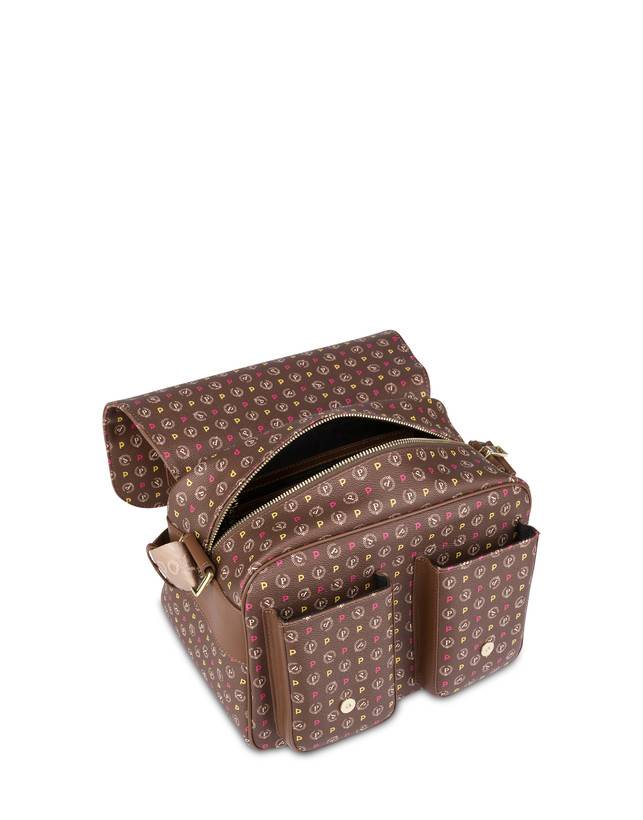 Pollini Borsa A Spalla Multitasche Heritage Logo Classic Multicolor/marrone